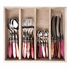 Murano Murano Dinner Cutlery (24-piece) – For 6 People – 'Fire Mix' in Wooden Box | Italian Design