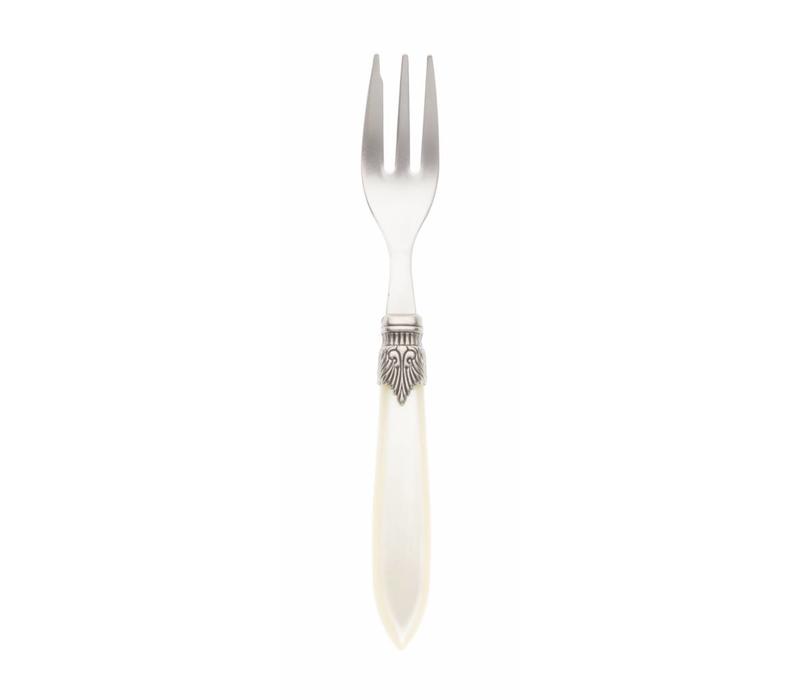 Murano Cake / Dessert Fork – Cream | Small Fork for Cake, Dessert or Starter