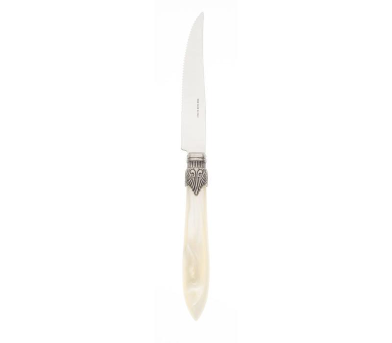 Murano Steak Knife Cream