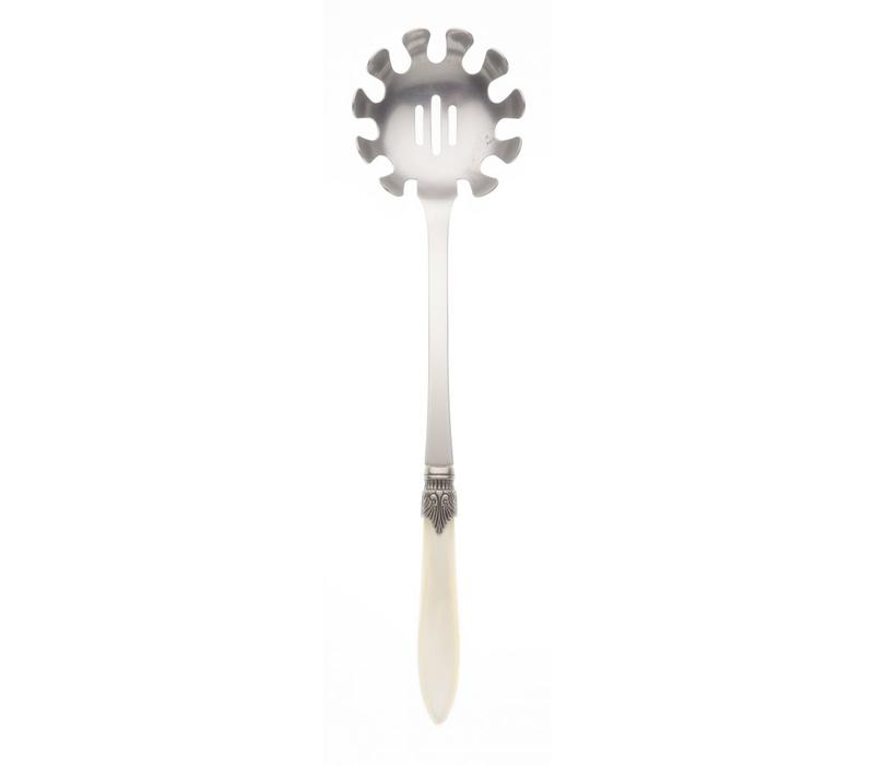 Murano Spaghetti Server Cream