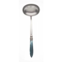 Murano Soup Ladle Dark Green