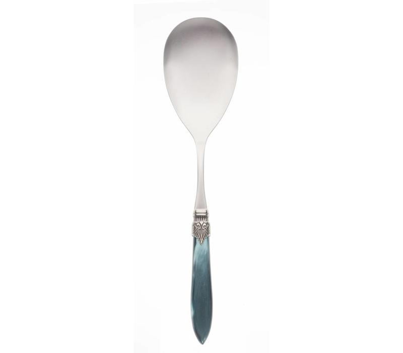 Murano Serving Spoon Dark Green