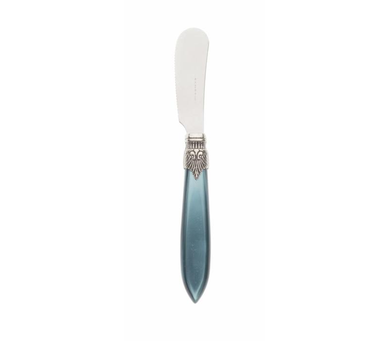 Couteau à beurre de Murano, vert foncé