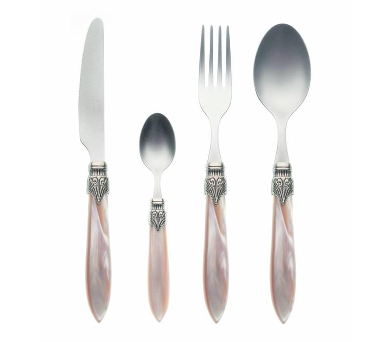 Murano 4 Piece Cutlery Set Champagne