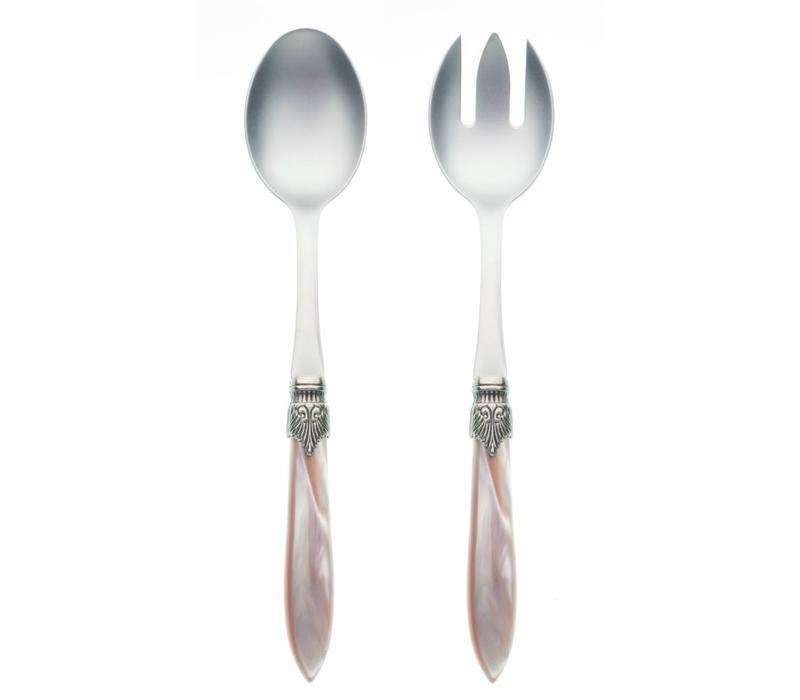 Salad Server Set (2-piece) Murano Champagne