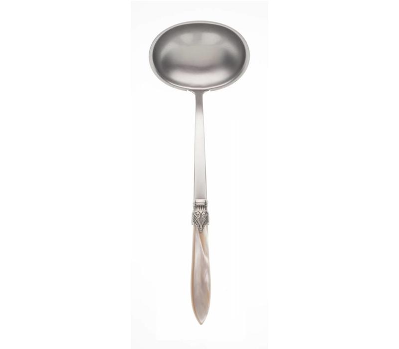 Soup Ladle Murano Champagne