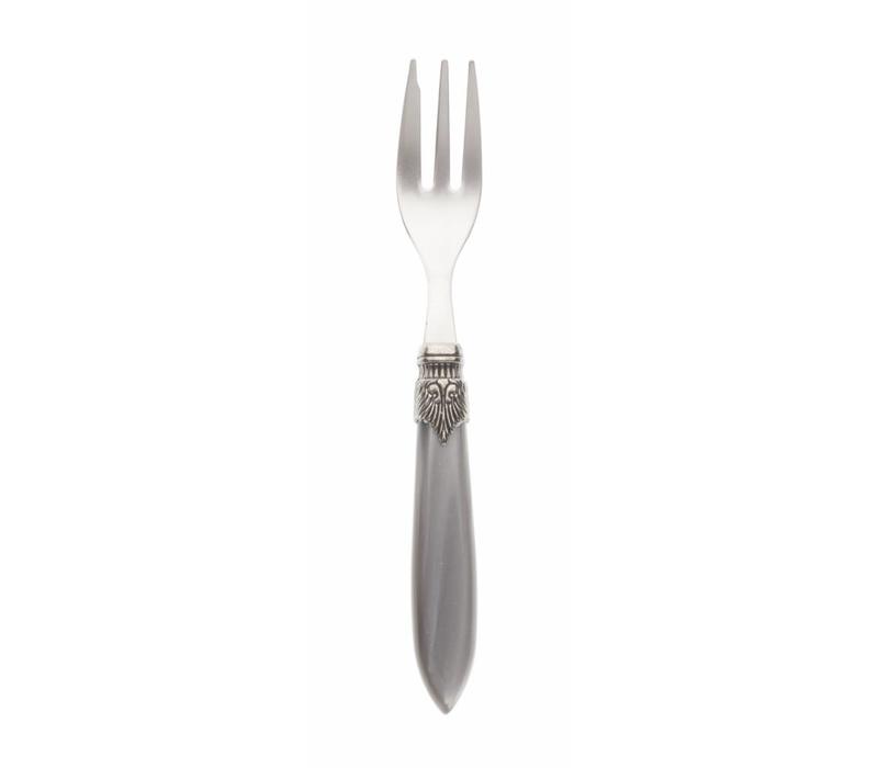 Murano Cake Fork Light Grey
