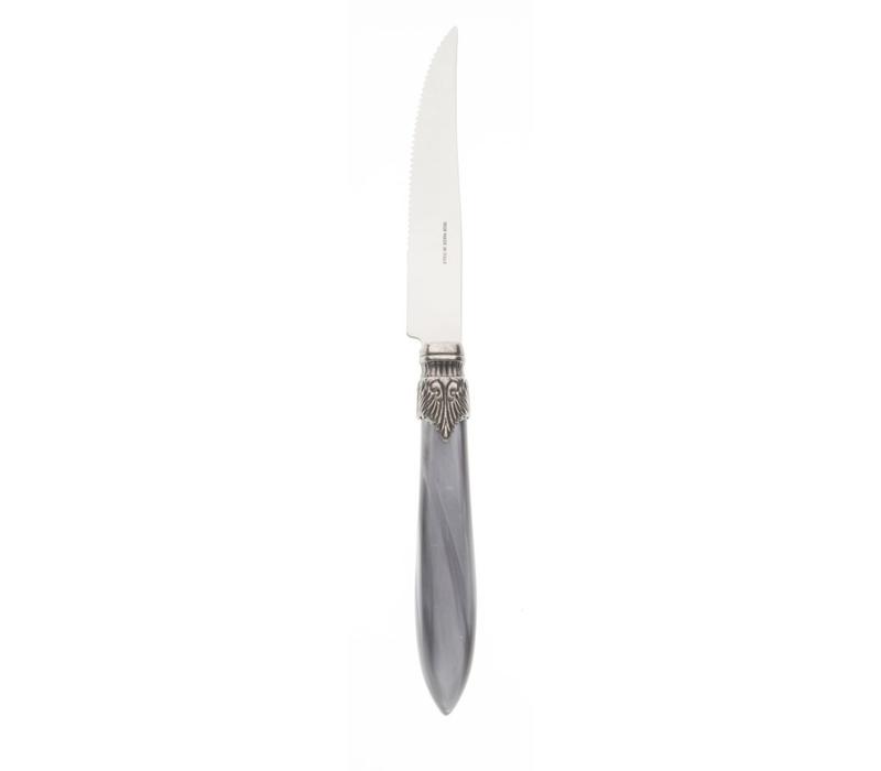 Steak Knife Murano, Light Grey