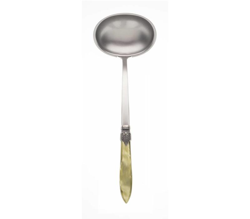 Soup Ladle Murano, Olive