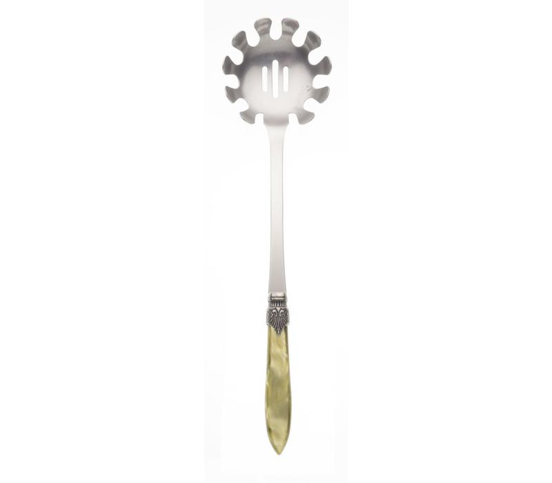 Murano Spaghettilöffel Olivgrün