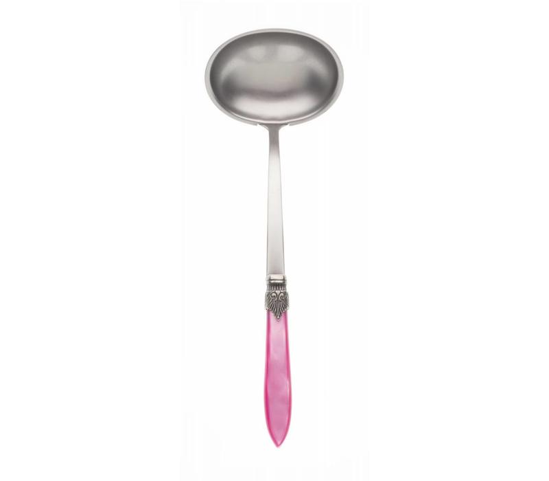 Soup Ladle Murano, Pink