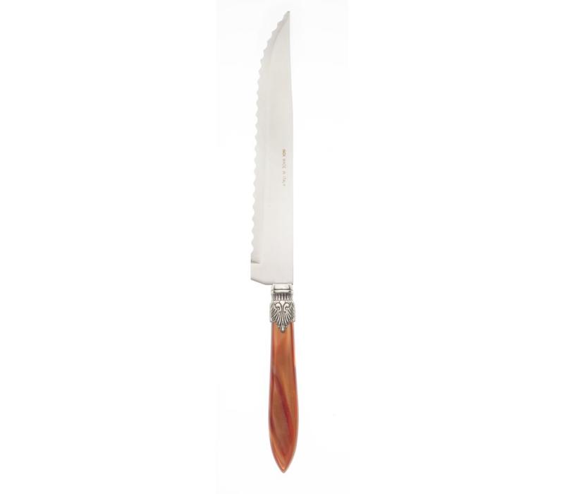 Carving Knife Murano Brick Red