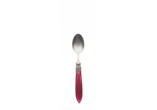 Murano Murano Espresso / Coffee Spoon Burgundy Red