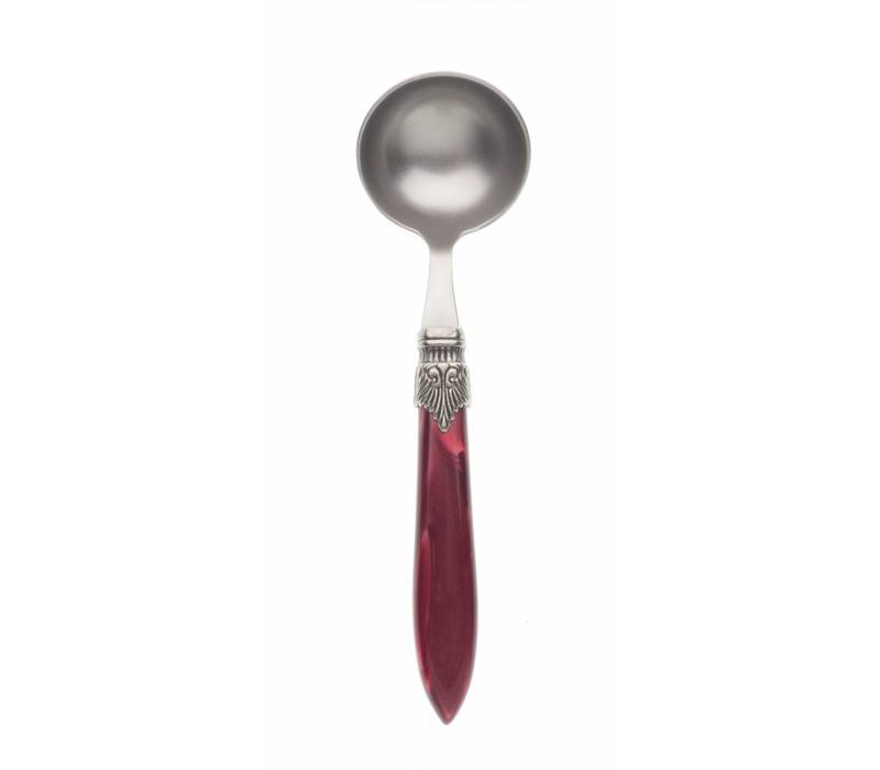 Sauce Ladle Murano Burgundy