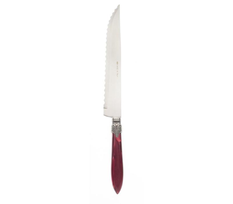 Carving Knife Murano Burgundy