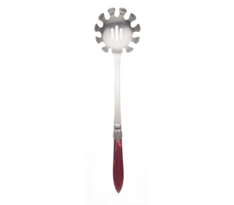 Spaghetti Server Murano Burgundy