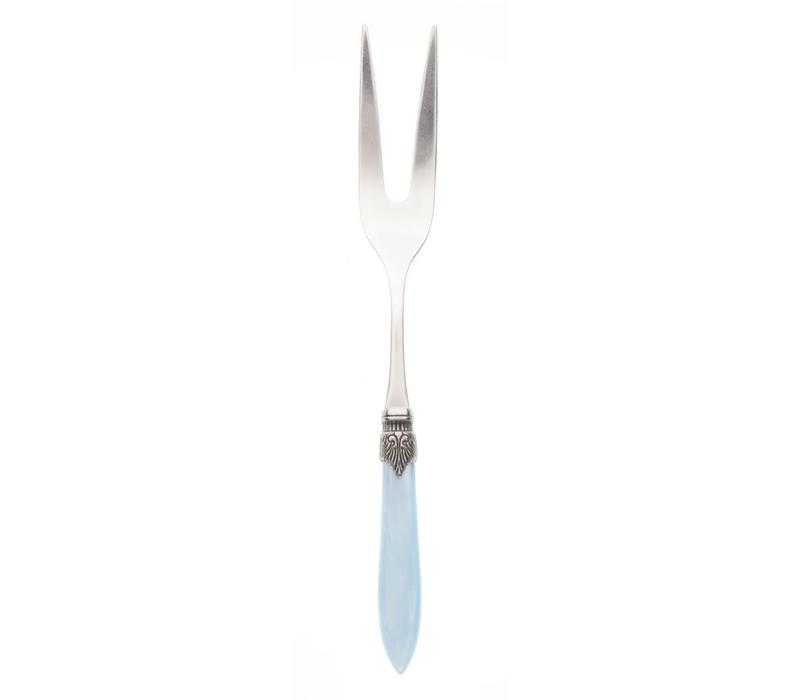 Carving Fork Murano Turquoise