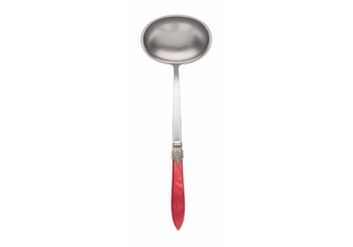 Murano Soup Ladle Murano, Red