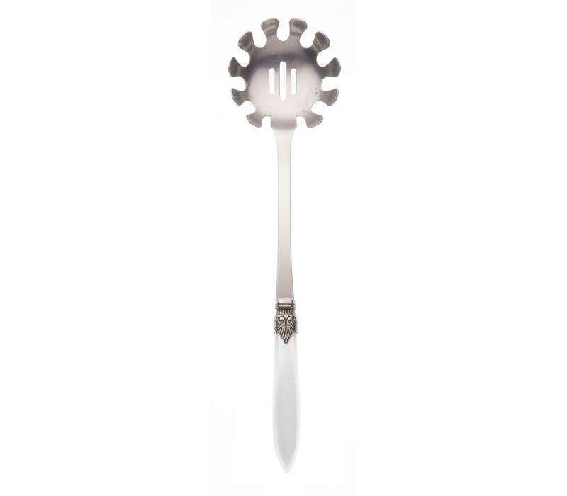 Spaghetti Server Murano Ice white