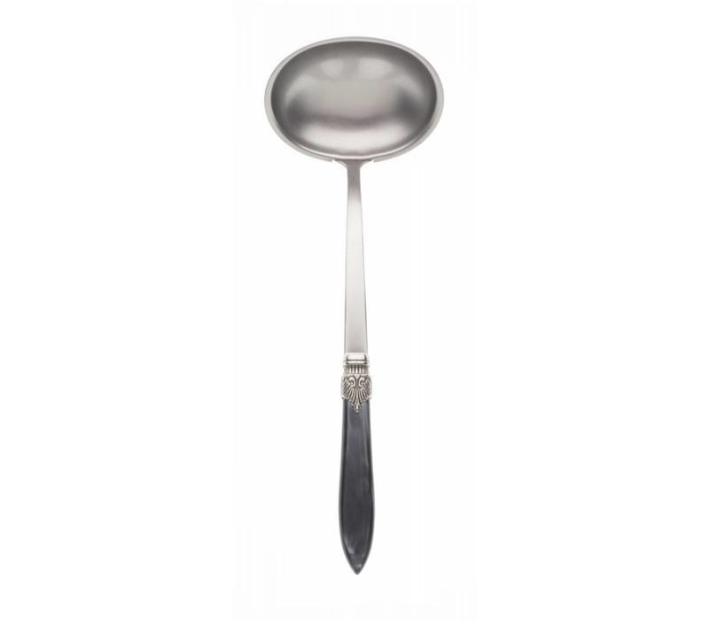 Murano Soup Ladle Anthracite