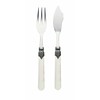 Vintage Vintage Fischbesteck 2-teilig Elfenbeinfarbe