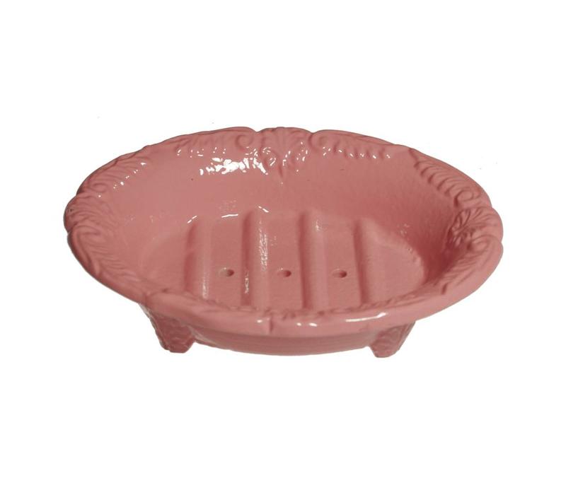 Au Bain de Marie Porte Savon Ovale Rose