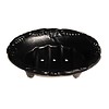 Au Bain de Marie Au Bain de Marie Soap Dish Oval Black Aluminium