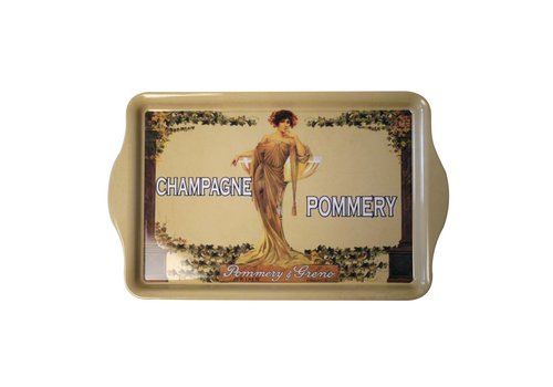 French Classics Serviertablett Champagne Pommery 20X33cm Metall
