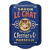 French Classics Mini Serviertablett 21x14cm Savon Chat Metall