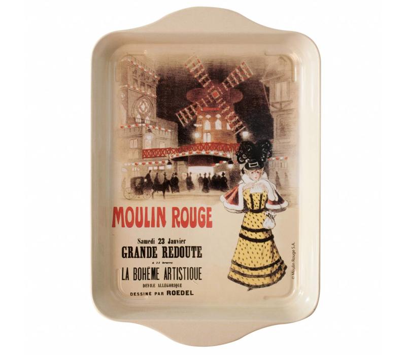 Miniserviertablett Moulin Rouge 21x14 cm