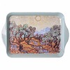 French Classics Mini Dienblad van Gogh Olijfbomen 14x21 cm Metaal