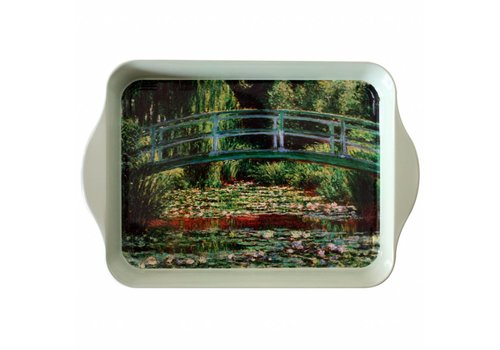 French Classics Mini Dienblad Monet Pont 14x21 cm Metaal