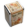 French Classics Napkin Dispenser Huile d'olive with Paper Napkins