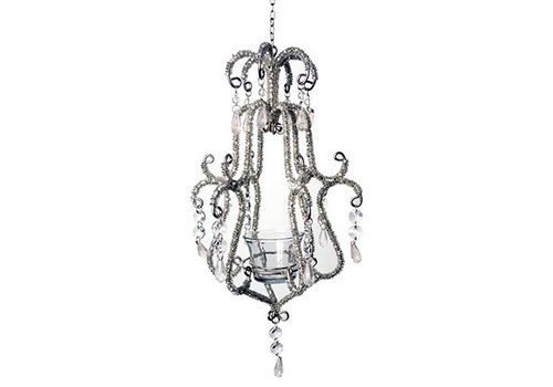 French Classics Kronleuchter Baroque Silber 16x35cm