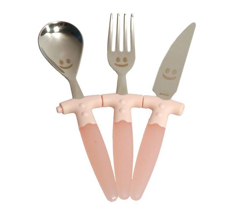 Trebimbi 3-piece Children's Cutlery Pink