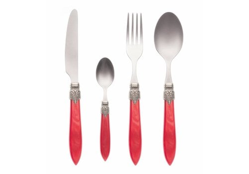 Murano Murano 4 Piece Cutlery Set Fire Red