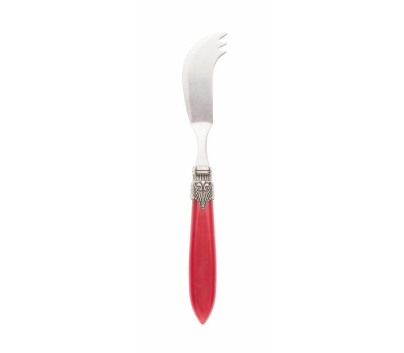 Cheese Knife Small (Pointed) Murano, Red