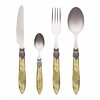 Murano Service de table Murano 4 pièces vert olive