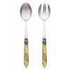 Murano Murano Salad Servers 2-piece Olive Green