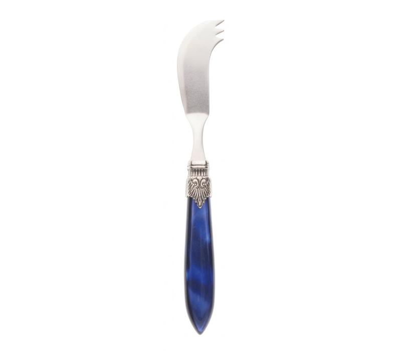 Cheese Knife Small (Pointed) Murano, Blue