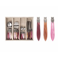 Murano 24 Piece Cutlery Set Fire Mix