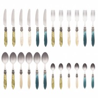 Murano 24 Piece Cutlery Set Forest Mix