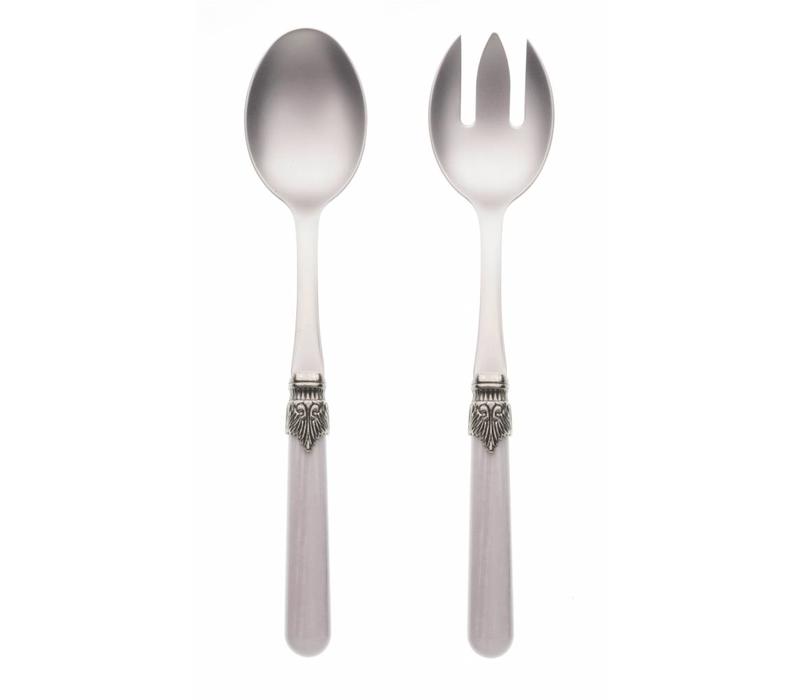 Salad Server Set (2-piece) Vintage Smoke