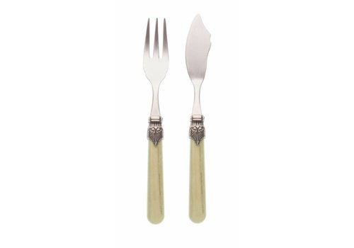 Vintage Fish Cutlery Set (2-piece) Vintage Pistache