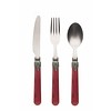 Vintage Breakfast Cutlery Set (3-piece) Vintage, Red