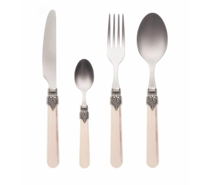 Dinner Cutlery Set (4-piece) Vintage, Sand