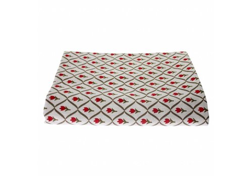 Kom Amsterdam Kom Amsterdam Table Cloth "Tulip" 150x250 cm, Red