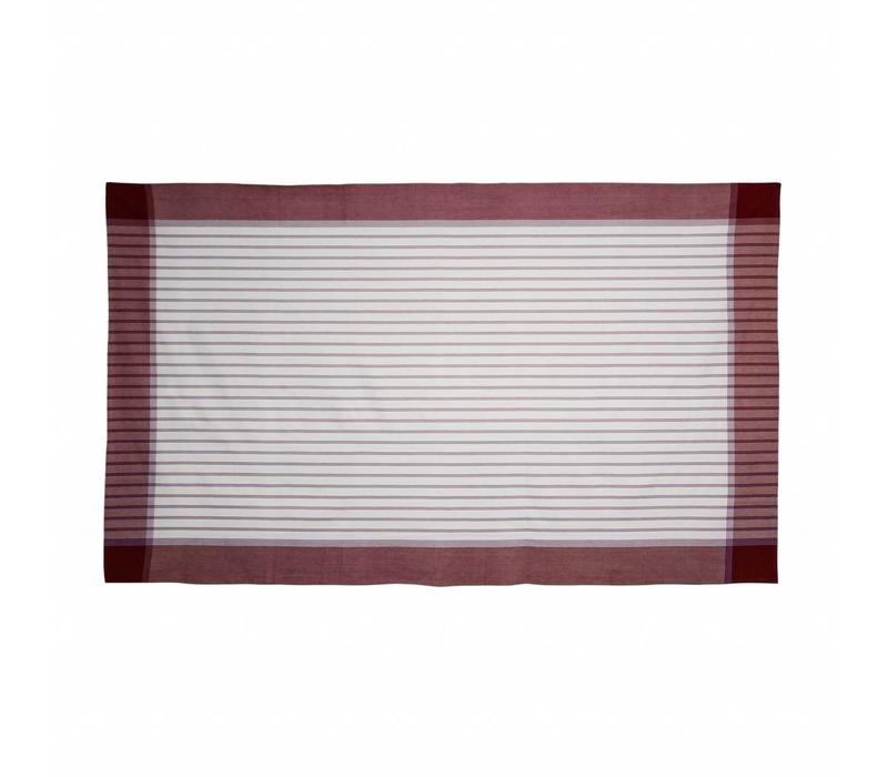 Tischdecke Streife 140x240 cm Feston Rot