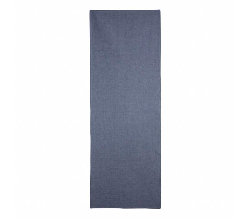 Kom Amsterdam Table Runner "Grid" 45x150 cm, Blue