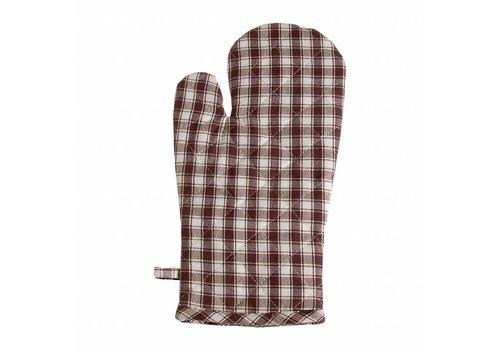 Kom Amsterdam Kom Amsterdam Oven Glove With Thermal Inner Lining Feston Gray